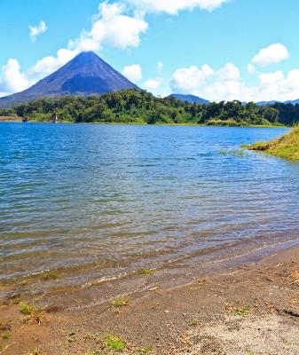 Arenal Volcano and Lake Arenal Beach Arenal Volcano and Lake Arenal Beach