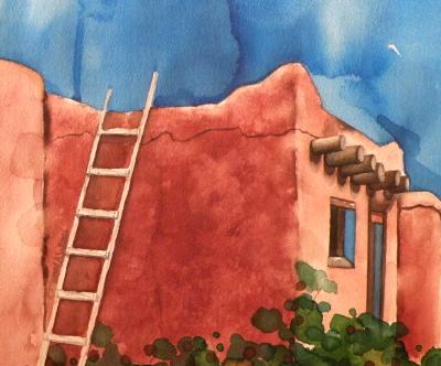 Taos (watercolor)