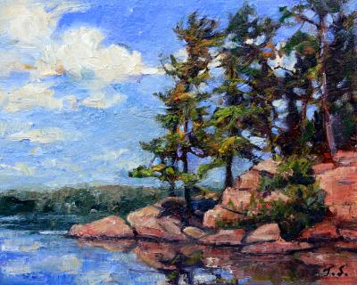 The Lake of Two Rivers, Algonquin Park The Lake of Two Rivers, Algonquin Park