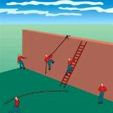 "The Wall" Illustrator graphic