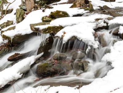 Last Snow on Catskills Creek Last Snow on Catskills Creek