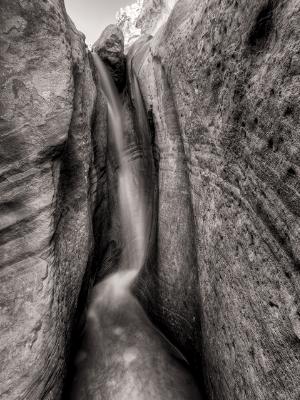 Willis Creek Waterfall Black & White Willis Creek Waterfall Black & White