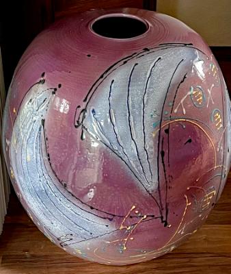 Pink Swirl Vase Pink Swirl Vase