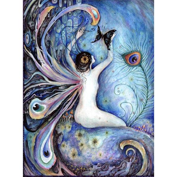 "Sylph" fairy note card