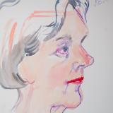 Robin, Watercolor Profile