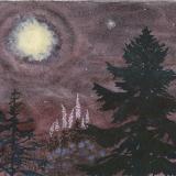 Dark Moon with Foxgloves, Summer Nights
