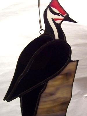 Pileated Woodpecker Suncatcher Pileated Woodpecker Suncatcher