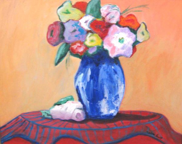 BLUE VASE - SOLD