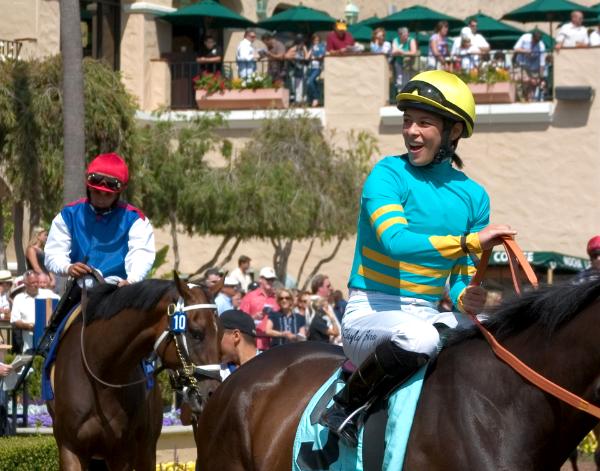 Jockey in the Paddock