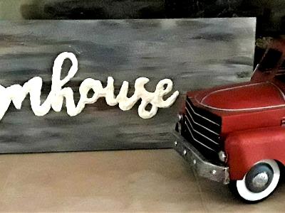 Farmhouse sign Farmhouse sign