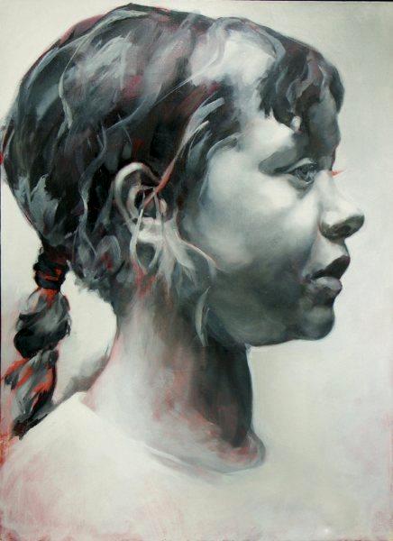 BW Just Some Kid 20x32 Oil on Canvas