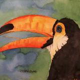 Toucan (watercolor)