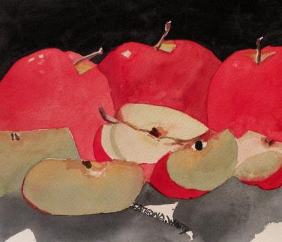 Bunch of Apples (watercolor)