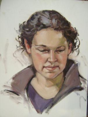 Claire 12x16" oil Claire 12x16" oil