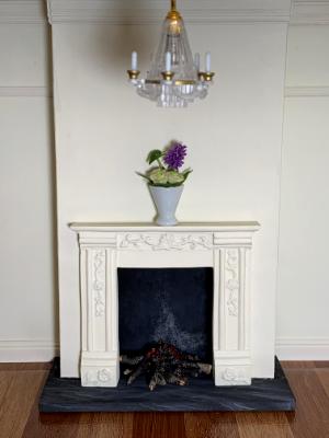 Day 3: fireplace close up 