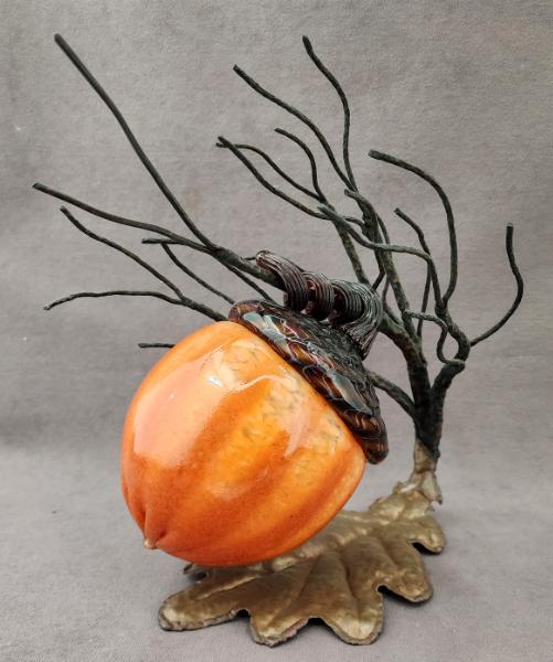 #11142302 acorn sculpture 12''H x12''W x 8''L $450