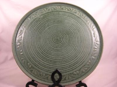 111205.B Platter with Mint Glaze 111205.B Platter with Mint Glaze