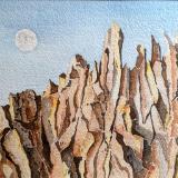Smith Rock Moon