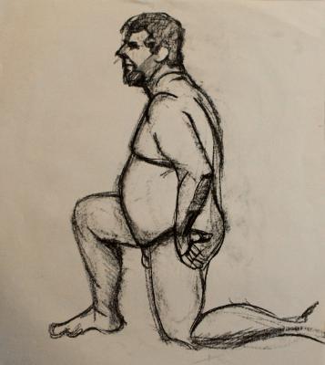 Robert, Kneeling Nude