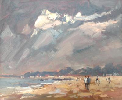 Stormy sky towards Sandbanks Stormy sky towards Sandbanks