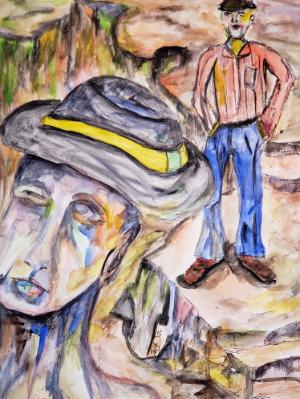 One moment they where walking in the park, the next, the where descending into a sulfur scented cave. One moment they where walking in the park, the next, the where descending into a sulfur scented cave.