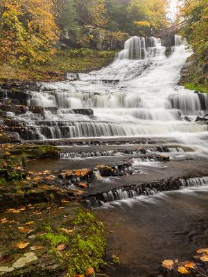Many Tiers of Rensselaerville Falls Many Tiers of Rensselaerville Falls