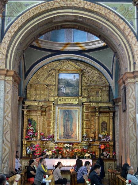 Oil painting: APPEARANCE OF OUR LADY OF GUADALUPE, 160cm x 120cm, 2004