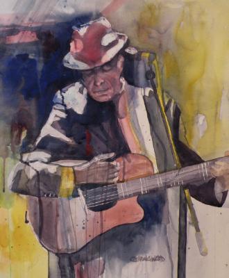 Music Man (watercolor)