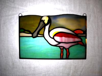 Roseate Spoonbill Sunset Panel Roseate Spoonbill Sunset Panel