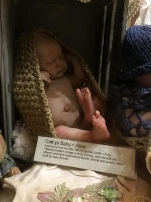 Doll show baby SOLD ~ 2016 Doll show annually every August