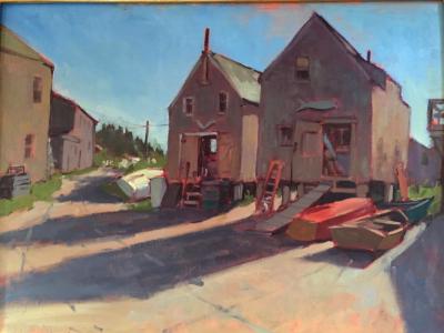 Fish Beach 18x24" oil sold Fish Beach 18x24" oil sold