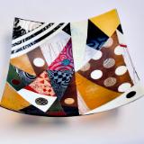 "LG SQUARE GEOSTRACTION PLATTER BOWL" 