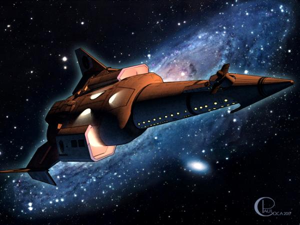 The AMT Leif Ericson Galactic Cruiser