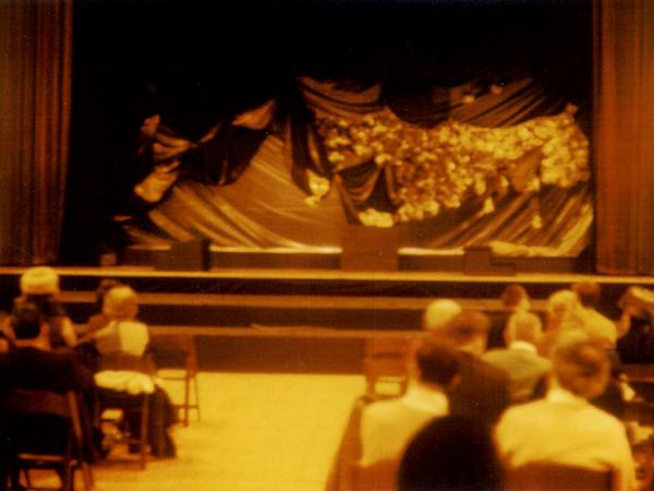 Stage set for 'Gideon' at the Jewish Theatre in Rochester New York