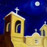 Rancho de Taos Mission Full Moon