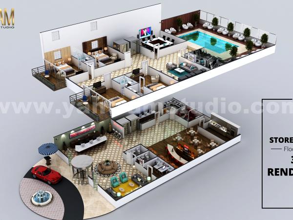 3D Virtual Floor Plan BY Dallas, Texas