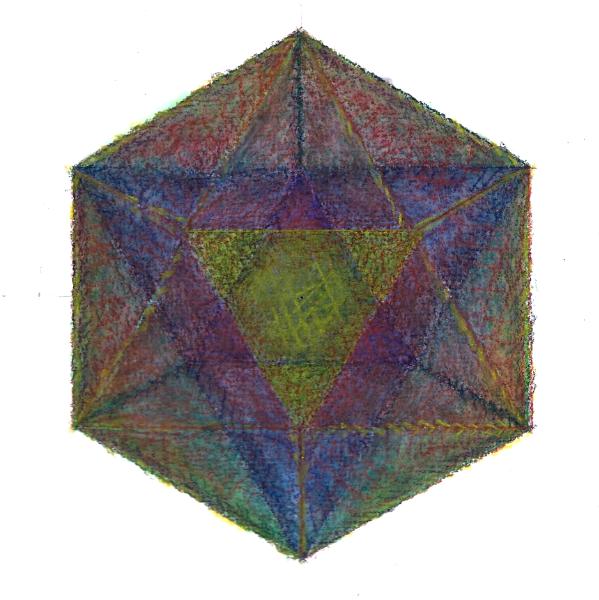 Colored Icosahedron