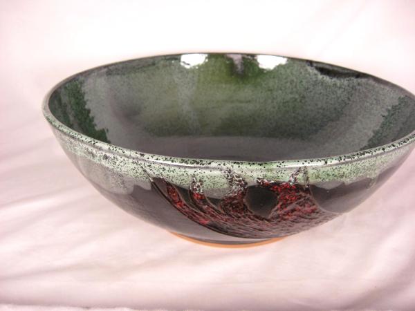 110721.B Large Carved Bowl
