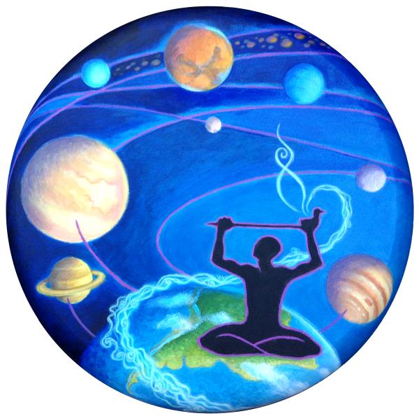 Sweet Medicine Shield #3; Planetary Dream, for M.S