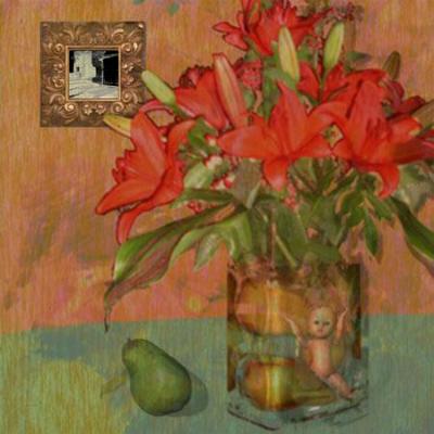 pear,flowers & print pear,flowers & print