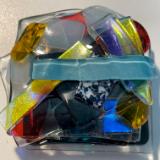 "ALLEGRO" Dichroic Glass Mini Paperweight