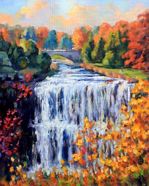 The Autumn Glory of Webster Falls, Ontario