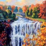 The Autumn Glory of Webster Falls, Ontario