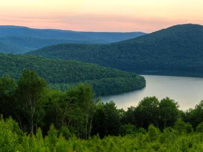 Catskills Soft Reservoir Sunset Catskills Soft Reservoir Sunset