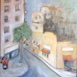 SOLD Downtown Burlington acrylic 36" x 26" sold