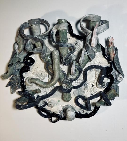 26" diameter, Primordial Landscape