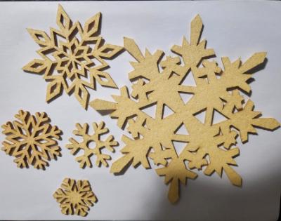 snowflake sponges set of 5