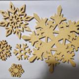 snowflake sponges set of 5
