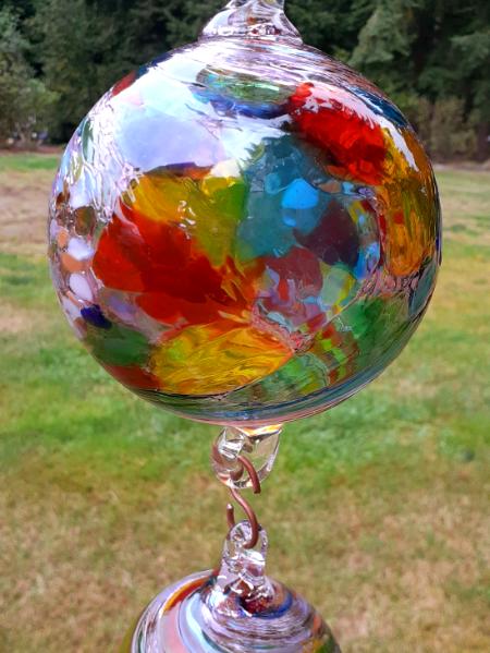 #10102503 Three ball hanging sculpture LG-5.75''  Med-4.75'' Sm-3.75''  Long-21'' $170.00