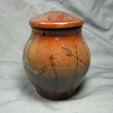 101122.B Wheat Design Jar with Lid